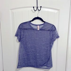 Victoria’s Secret Sheer Short-sleeve Blouse